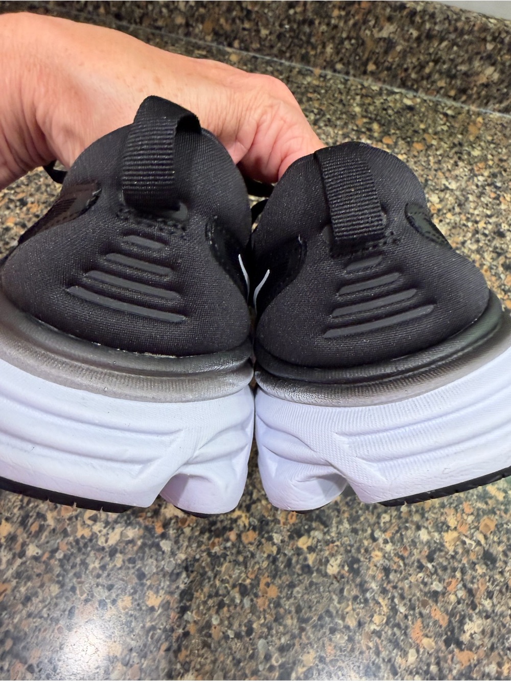 Hoka Black and White Road-Running Trainers ladies 10.5 - Picture 8 of 11
